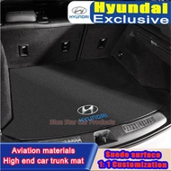 Hyundai Trunk Mat Avante Elantra Accent Tucson SantaFe Sonata Trunk Mat Anti Slip Dustproof Wear-res