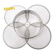 Garden Potting Mesh Sieve Sifting Pan - Stainless Steel Mix Soil Filter 4 Sieve Mesh Filter(1/8In,1/4In,3/8In,And 1/2In)