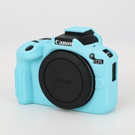 Cho Canon R50 Vỏ bảo vệ Silicone vỏ da bảo vệ thân màu kẹo Bìa máy ảnh không gương túi chống trượt h