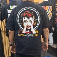 Choii Worldwide LOVE LUST LIAR Cotton T-shirt Breathable Comfortable Unisex Man Woman SIZE S-7XL