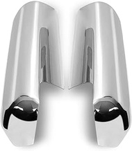 HIGHTO Door Mirror Cover fit Truck Peterbilt 579, Assembly Driver + Passenger Side Chrome Hood Mirro