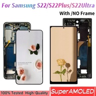 Super AMOLED 5G S22 Ultra S908 LCD For Samsung Galaxy S22/S22Plus 5G Display Touch Screen Digitizer