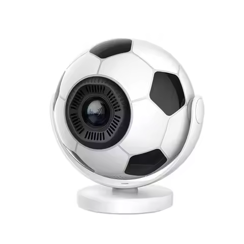 A13E-HY300F Mini Projector Soccer Ball Shaped Wifi6 Android 14 Allwinner H726 Bluetooth 5.4 Home Mov