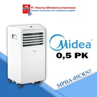 [PROMO] - AC MIDEA PORTABLE 0,5 PK 1/2 PK MPHA-05CRN7 LOW WATT AC