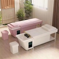 2025  Head Spa Bed Luxury Beauty Massage Salon Bedside Massage Spa Bed Head Spa Shampoo Bed New Prod