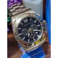 TechnoMarine GRAND Manta Ray Collection Men's Watch with Gold&Black Dial, 47