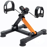 Foldable Pedal Exerciser, Upgraded Under Desk Bike for Arm/Leg Workout, Portable Sitting Desk Cycle for Office,Senior, Mini Exercise Bike with LCD Monitor