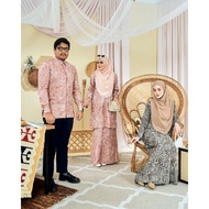 [LUVLA] Sedondon Baju BATIK AZKA / Kemeja Batik lengan pendek panjang / Kurung Batik/  (Baju Raya Ba