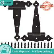 Gate Hinges 8inch Strap Hinges Shed Door Hinges Barn Door Hinges for Wooden Fences Decorative Hinges 2Pcs Heavy Duty