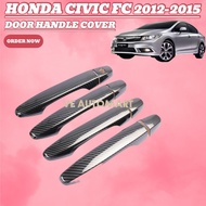 AUTOPROMAX HONDA CIVIC FB 2012-2015 CARBON FIBER DOOR HANDLE COVER GARNISH CAR ACCESSORIES AUTOMOTIV