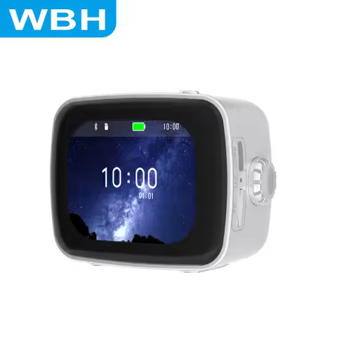 New smart Bluetooth speaker with screen, lyrics synchronization, portable alarm clock, built-in mult