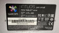 二手Wacom Intuos創意版Pen Small繪圖板CTL-480(連接電腦有反應但功能未測當銷帳零件品