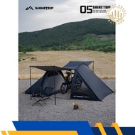 ShineTrip Double Tunnel Tent 2-Room Large Size