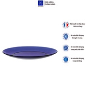 Set of 2 plates D3006F Duralex - Sapphire Blue Lys 3.5cm High quality French tempered glass [Genuine
