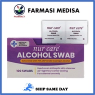 Alcohol Swab Nur Care 100s 70& alcohol Swab