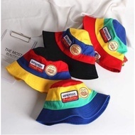 Thai Stock ️ Q510 Children's Hat Wide-Brimmed Anpanman 4 Types
