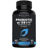 Advanced Probiotic with DE111 Strain (Bacillus subtilis). Spore Forming Probiotic. No Refrigeration 