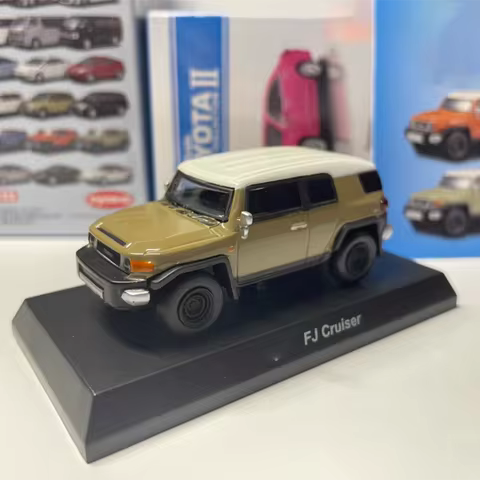 KYOSHO 1:64 FJ Cruiser Simulation Alloy Car Model Vehicle Toys Display Gifts Decoration Collection