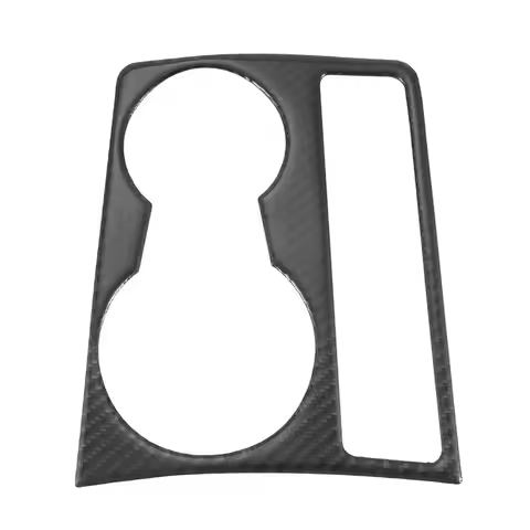 A57E-For A4 B8 A5 2009 2010 2011 2012 2013 2014 2015 Carbon Fiber Center Console Water Cup Holder Co