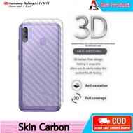 Garskin SAMSUNG A11 / Samsung M11 Back Screen Protector Skin Carbon Fast Delivery and Cash on Delive
