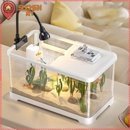 SUCHENMY 360 Aquarium, with Water Pump with LED Lighting Fish Tank,   Multifunctional Power Filter D