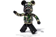 MEDICOM BAPE BANDAI 超合金 ABC CAMO SHARK BE@RBRICK 200% 迷彩鯊魚