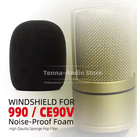 For MXL 990 CE90V CE 90 V 90V Shield Windproof Foam Windshield Sponge Mic Cover Dustproof Microphone