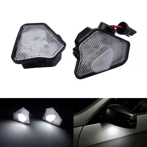 For Mercedes W204 W212 W176 W221 Canbus 9 SMD LED Side Under Mirror Puddle Light