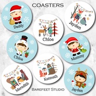 Personalised Gift - Personalized Coaster - Christmas Customized Gift