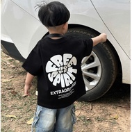 COOL BLACK T-SHIRT Boxy Loose Form 100% Cotton 2C