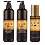 argan DELUXE SHAMPOO SET 1000ml ARGAN DELUXE SHAMPOO+500Ml CONDITIONER +50mlARGAN OIL