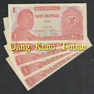 Uang Kuno 1 Rupiah Sudirman Tahun 1968 UNC