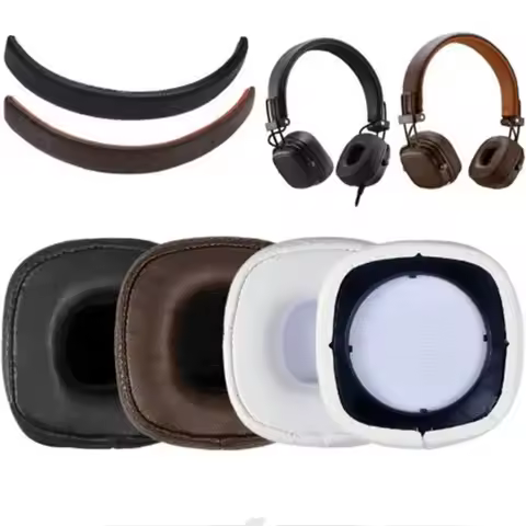 Replacement Earpads, Protein Leather Ear Pads Cushions for Marshall Major 3/Major III Headphones Hea