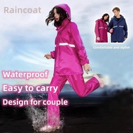Waterproof Motorcycle RainSuit Set: Unisex Outdoor Rain Jacket and Pants, Perfect for Any Weather ra