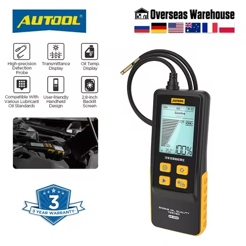 AUTOOL AS503 Car Engine Oil Tester Handheld Digital Display High-precision Detection Probe Oil Quali