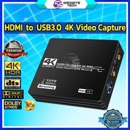 5S Premium 4K HDMI to USB 3.0 Video Capture Card 1080P 60fps HD Video Camera Recorder Grabber For Ga