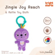 Bright Starts Jingle Joy Reach &amp; Rattle Toy Sloth