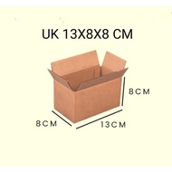 Cardboard box size 13x8x8 cm brownPOLOS