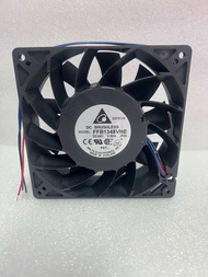 *พัดลม DELTA FFB1348VHE 0.50A DC48V ขนาด 126x126x38mm.(หนา38มิล) 3สาย สินค้าใหม่ในไทยพร้อมส่ง