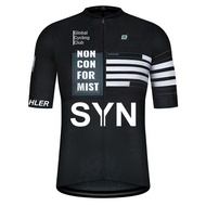 2023 Men Summer Cycling Jersey Tops MTB Bike Quick-Dry Bicycle Clothing Short Sleeve Shirt Uniform
