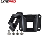 Litepro DIY Pig Nose Bag Adapter Hard Shell Storage Panniers Plastic Holder Buckle For Brompton Bicy