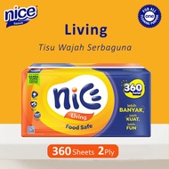 Nice Tissue 360 sheets 6 packs thicker FACIAL TISSUE