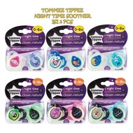 TOMMEE TIPPEE NIGHT TIME SOOTHER / PACIFIER / EMPENG ISI 2 PCS