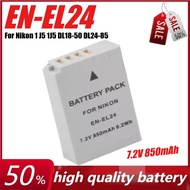 7.2V 850mAh EN-EL24 Camera Battery for Nikon 1 J5 1J5 DL18-50 DL24-85 Digital Cameras