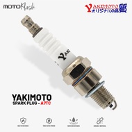 YAKIMOTO SPARK PLUG (A7TC/D8TC/CR8E/D6HA/E6TC/F6TC) FOR XRM / MIO SPORTY / WAVE 100 / 125 / RS 100