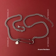 Steelr Archive --Arcane Necklace-- Unisex Premium Stainless Steel Anti-Rust Necklace