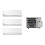 Panasonic樂聲一拖三 1.0匹+1.0匹+1.0匹多聯分體Wi-Fi智能變頻淨冷掛牆式冷氣機(附遙控)CS-MXPU9YKZx3/CU-3U27YBZ