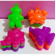 Cetakan Ager Karakter Jelly Puding Cetakan Agar Agar Puding Karakter Pesawat Beruang Kura-Kura Kepit