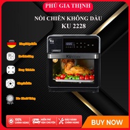 Nồi chiên không dầu kết hợp hấp KU 2228 cao cấp