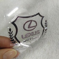 LEXUS IS250MOTORS Metal Thin Car Sticker LEXUS Modified Car Sticker Decorative Sticker Supplies